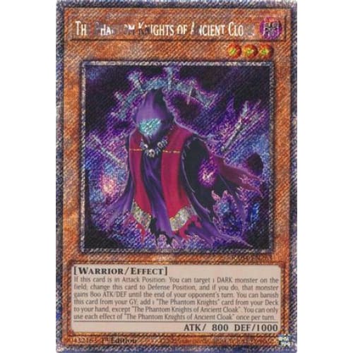 The Phantom Knights of Ancient Cloak (Platinum Secret Rare)