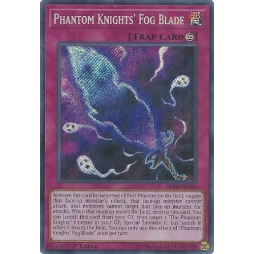 Phantom Knights’ Fog Blade (BLRR-EN065) Secret Rare 1st