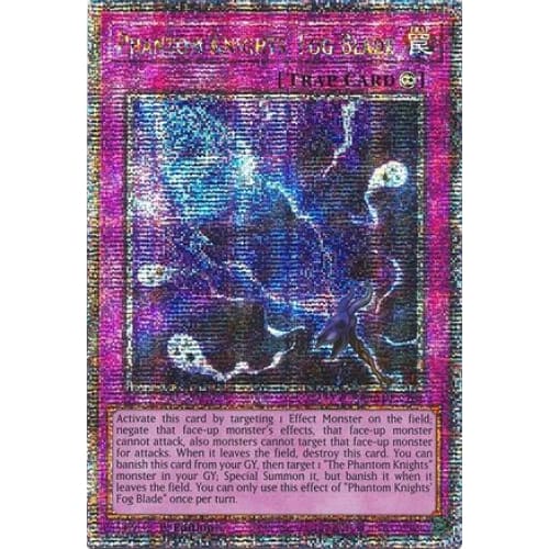 Phantom Knights’ Fog Blade (Quarter Century Secret Rare)