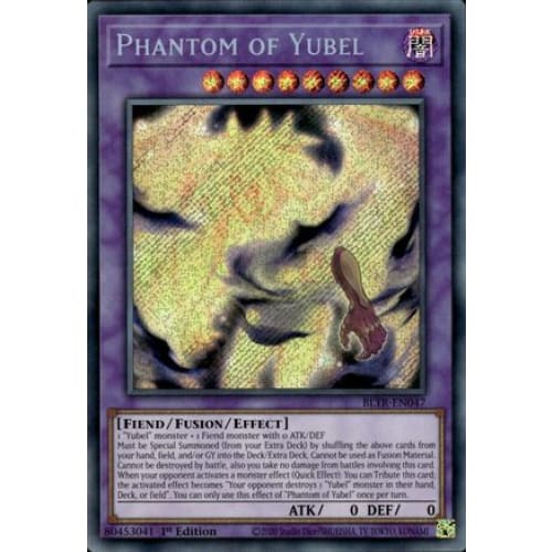 Phantom of Yubel - BLTR-EN047 Secret Rare 1st Edition