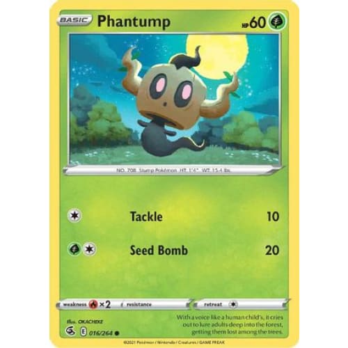 Phantump (016/264) Common Reverse Holofoil - Single