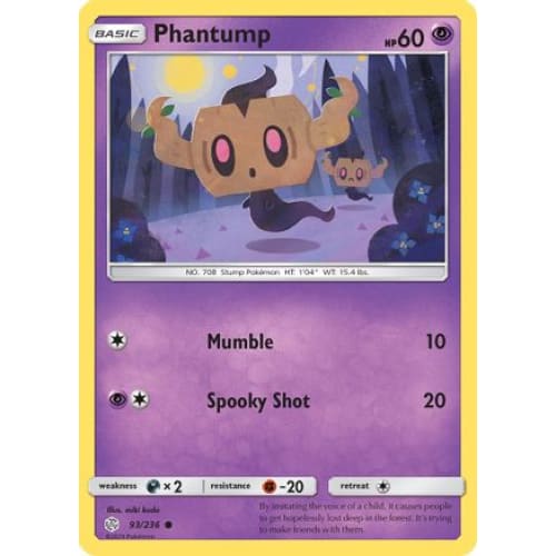 Phantump (093/236) Common Reverse Holofoil - Single