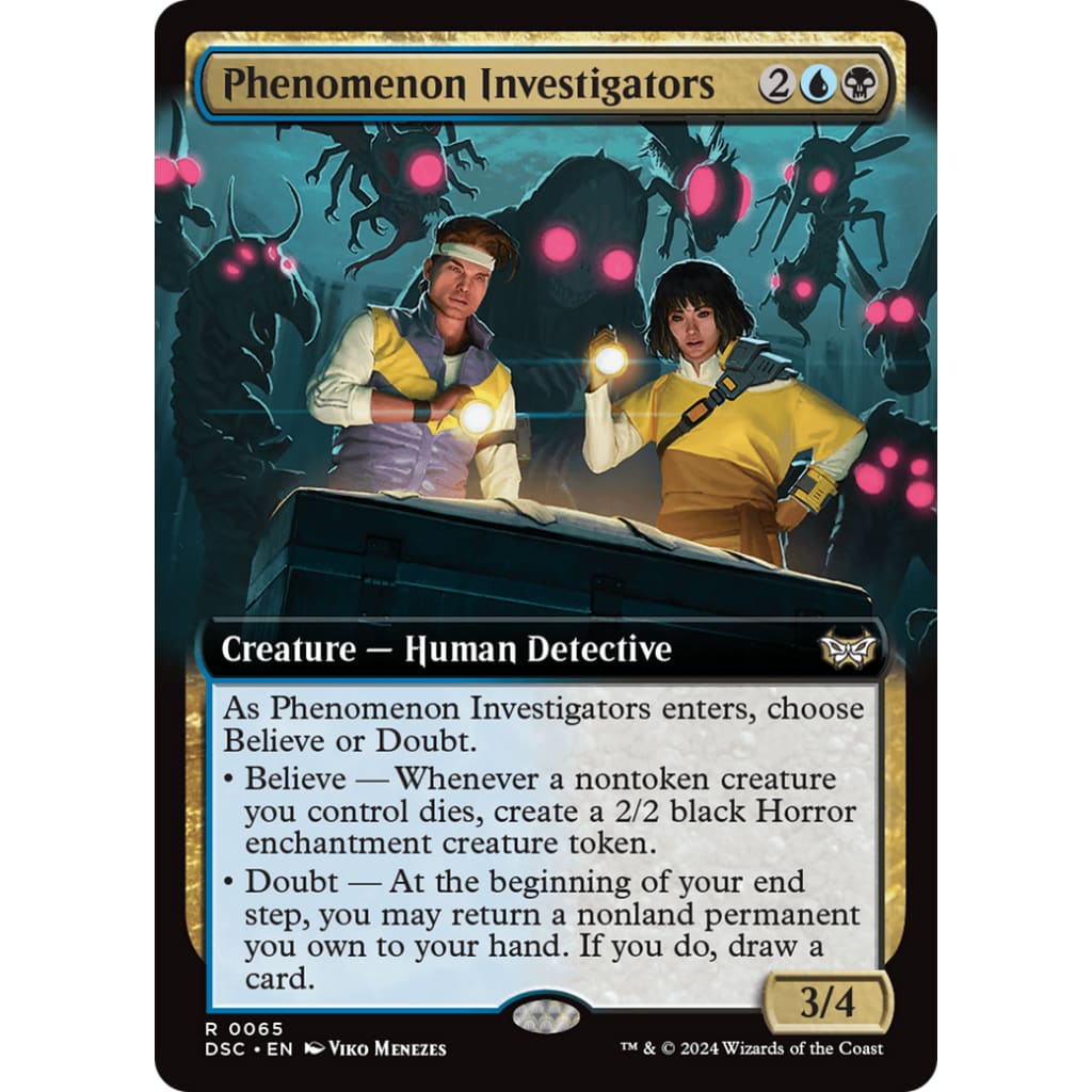 Phenomenon Investigators (DSC-065): (Extended Art) Foil