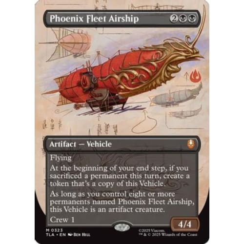 Phoenix Fleet Airship (Borderless) (TLA-323) Foil - Single