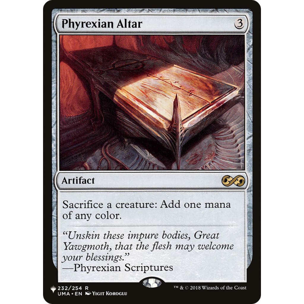 Phyrexian Altar (PLST-UMA-232) - Single