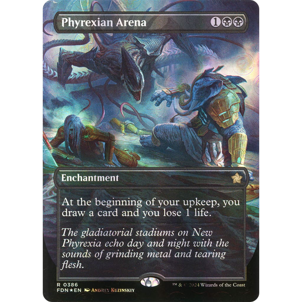 Phyrexian Arena (FDN-386) (Borderless) Foil - Single