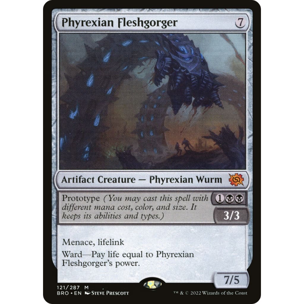 Phyrexian Fleshgorger (BRO-121) Foil - Single
