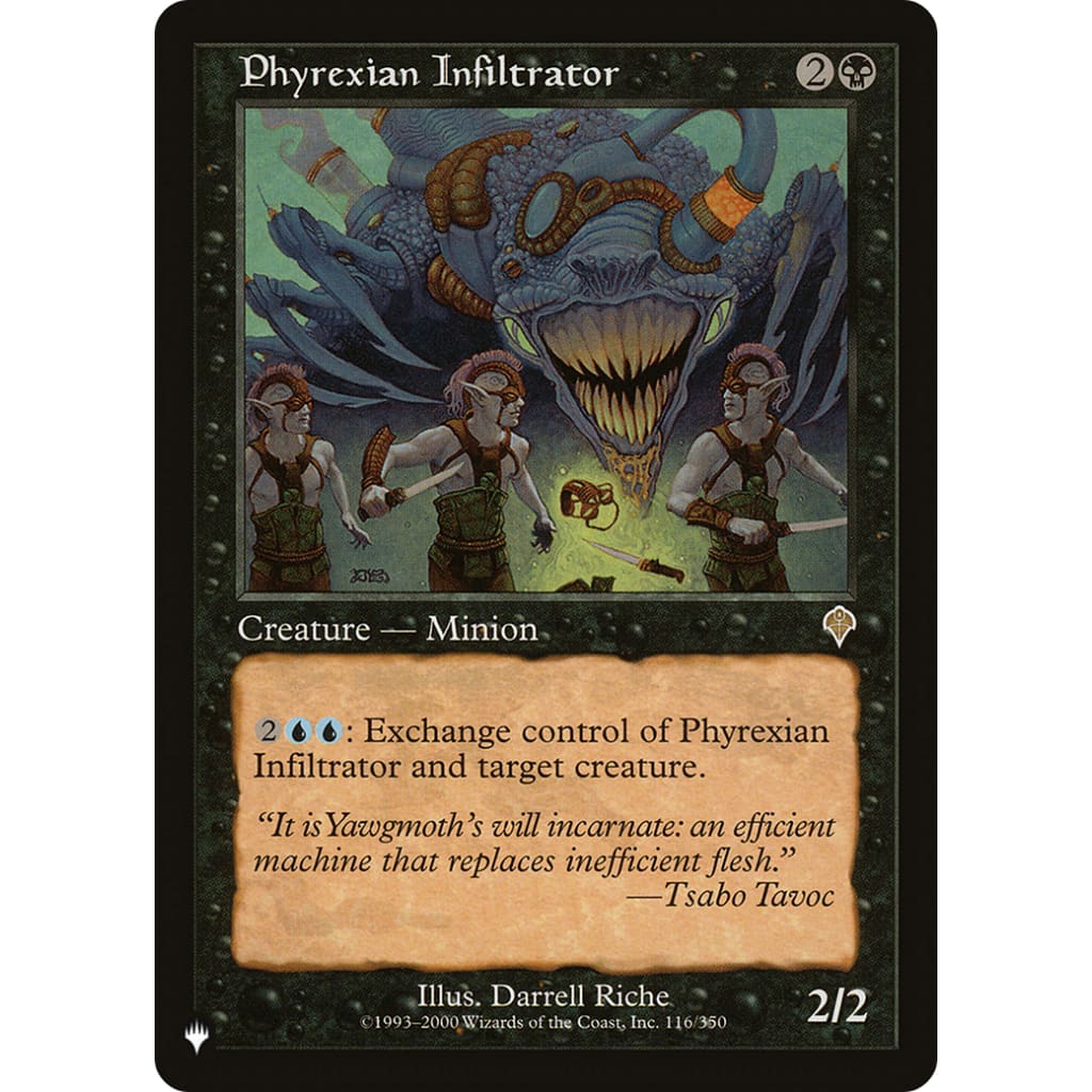 Phyrexian Infiltrator (PLST-INV-116) - Single