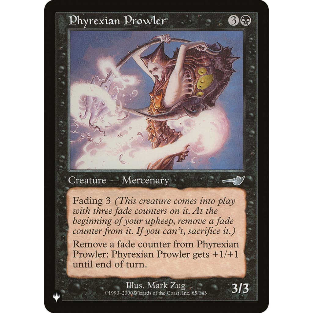 Phyrexian Prowler (PLST-NEM-65) - Single