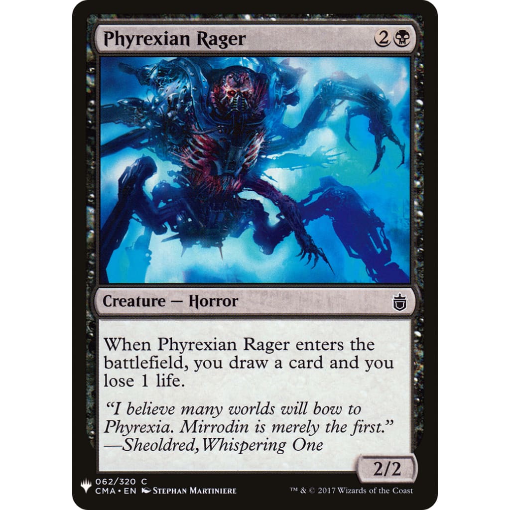 Phyrexian Rager (PLST-CMA-62) - Single