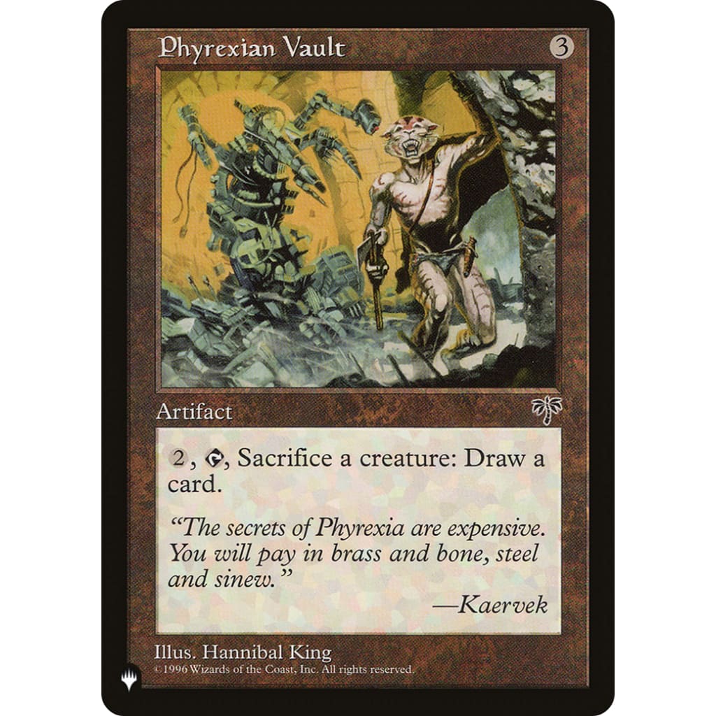 Phyrexian Vault (PLST-MIR-316) - Single