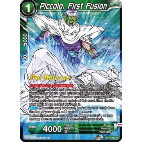 Piccolo First Fusion (Ultimate Squad Pre-Release Cards)