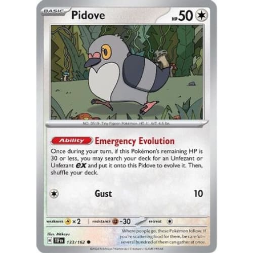 Pidove (133) Common Reverse Holofoil - Single