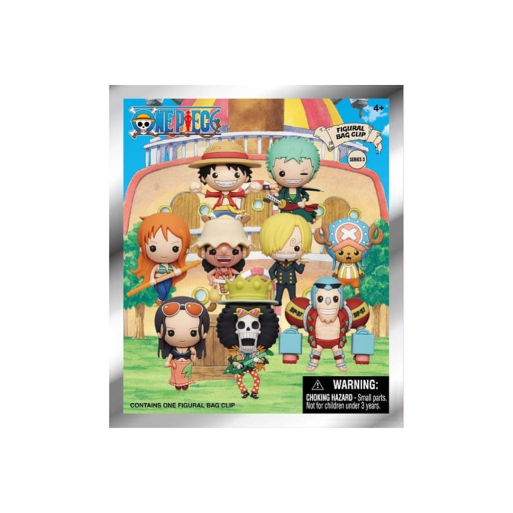 One Piece Series 3 3D Foam Bag Clip