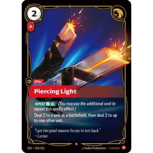 Piercing Light (023/221) - Spiritforged Foil - Single