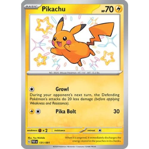 Pikachu (131) Shiny Rare Holofoil - Single