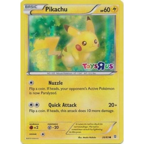 Pikachu - 26/83 (Toys R Us) (26) Promo Holofoil - Single