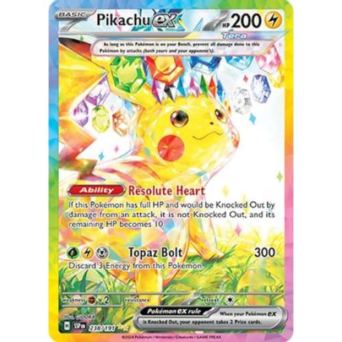 Pikachu ex (238) Special Illustration Rare Holofoil - Single