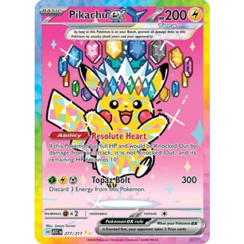 Pikachu ex - 277/217 (277) Special Illustration Rare