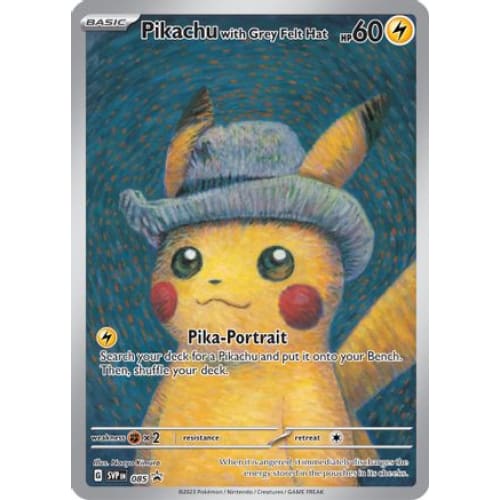 Pikachu with Grey Felt Hat (85) Promo - Single