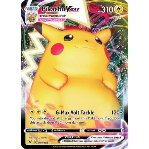 Pikachu VMAX (044/185) Holo Rare Holofoil - Single