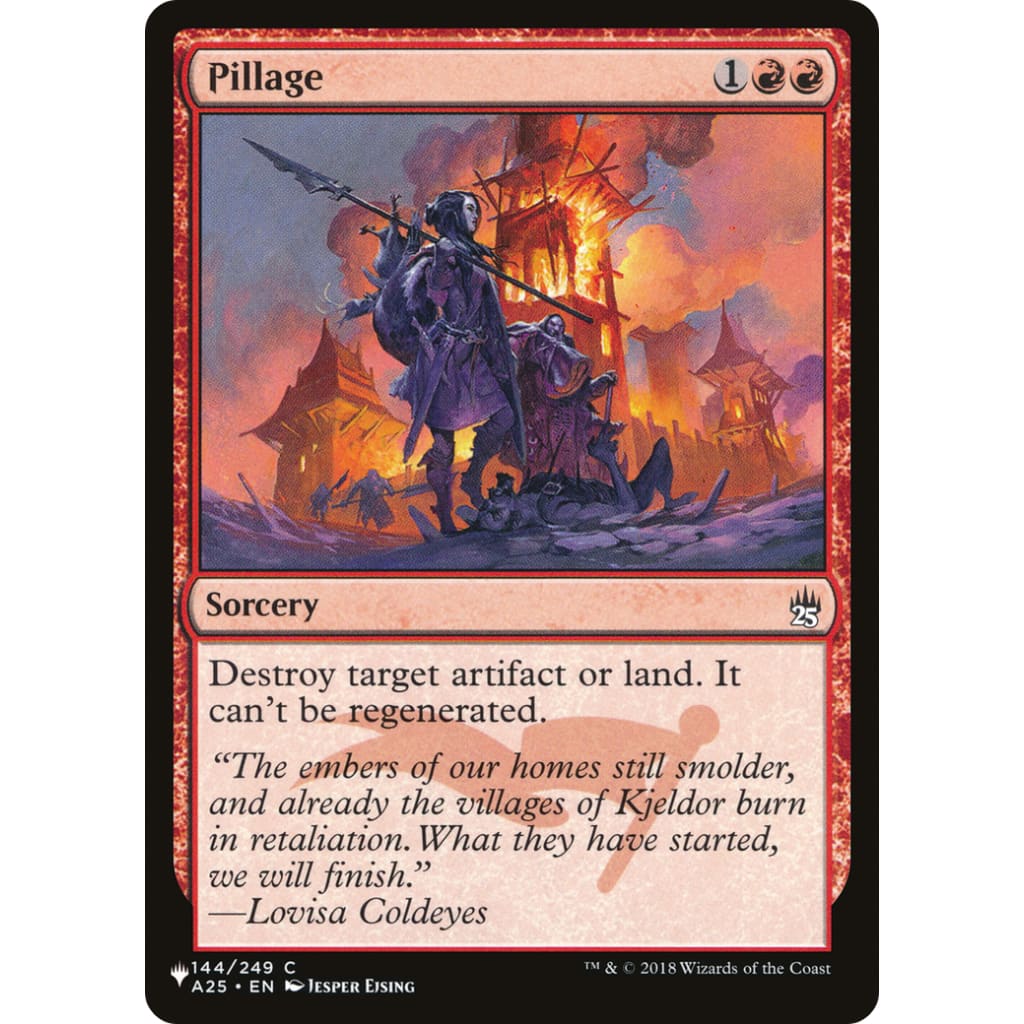 Pillage (PLST-A25-144) - Single
