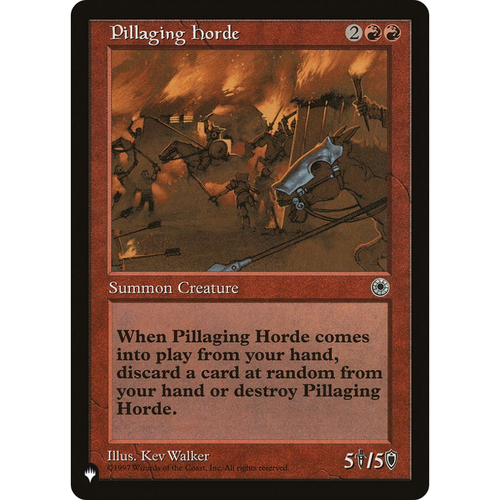 Pillaging Horde (PLST-POR-142) - Single