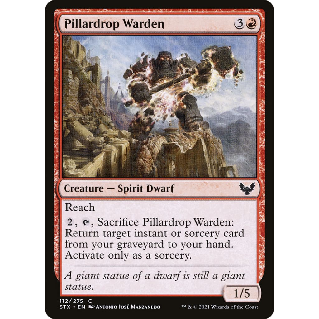 Pillardrop Warden (STX-112) Foil - Single