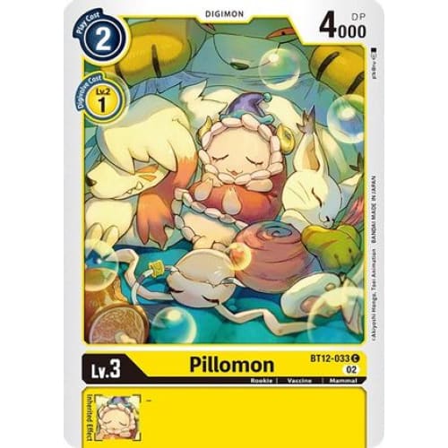 Pillomon - BT12-033 - Common - Single