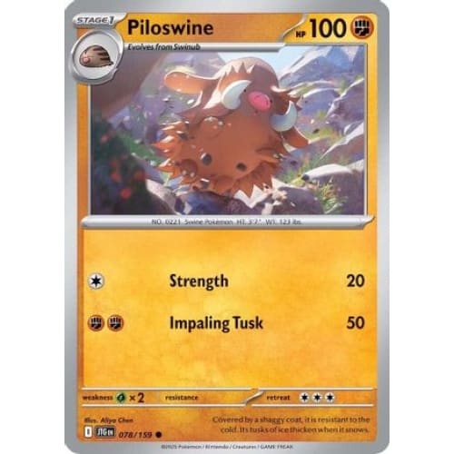 Piloswine (78) Common - Single