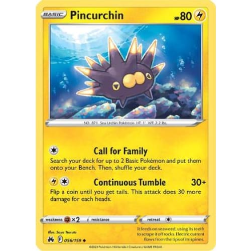 Pincurchin (056) Uncommon Reverse Holofoil - Single