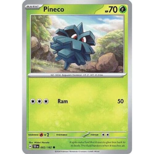 Pineco (2) Common Reverse Holofoil - Single