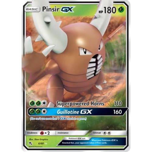 Pinsir-GX (006/068) Holo Rare Holofoil - Single