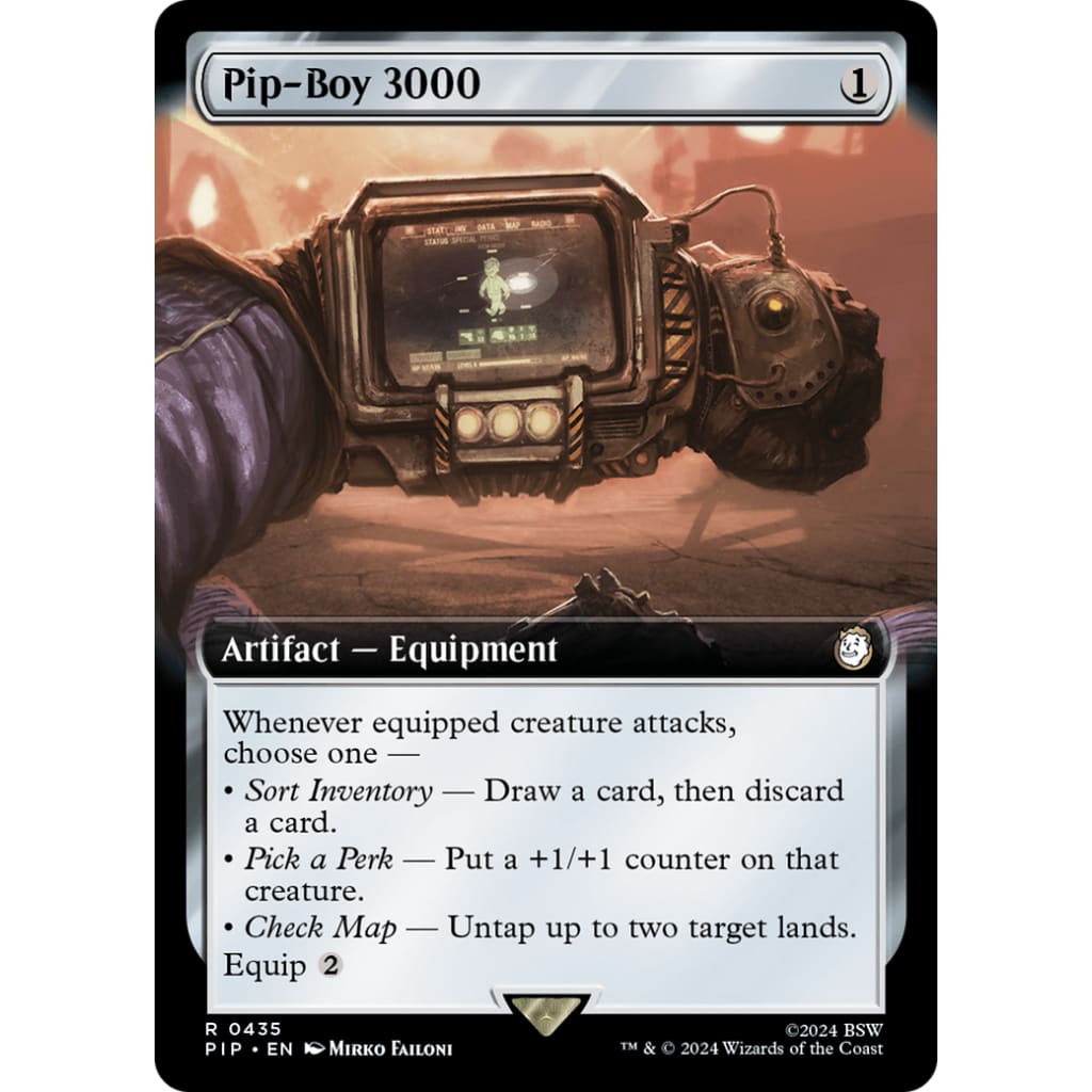 Pip-Boy 3000 (PIP-435): (Extended Art) - Single