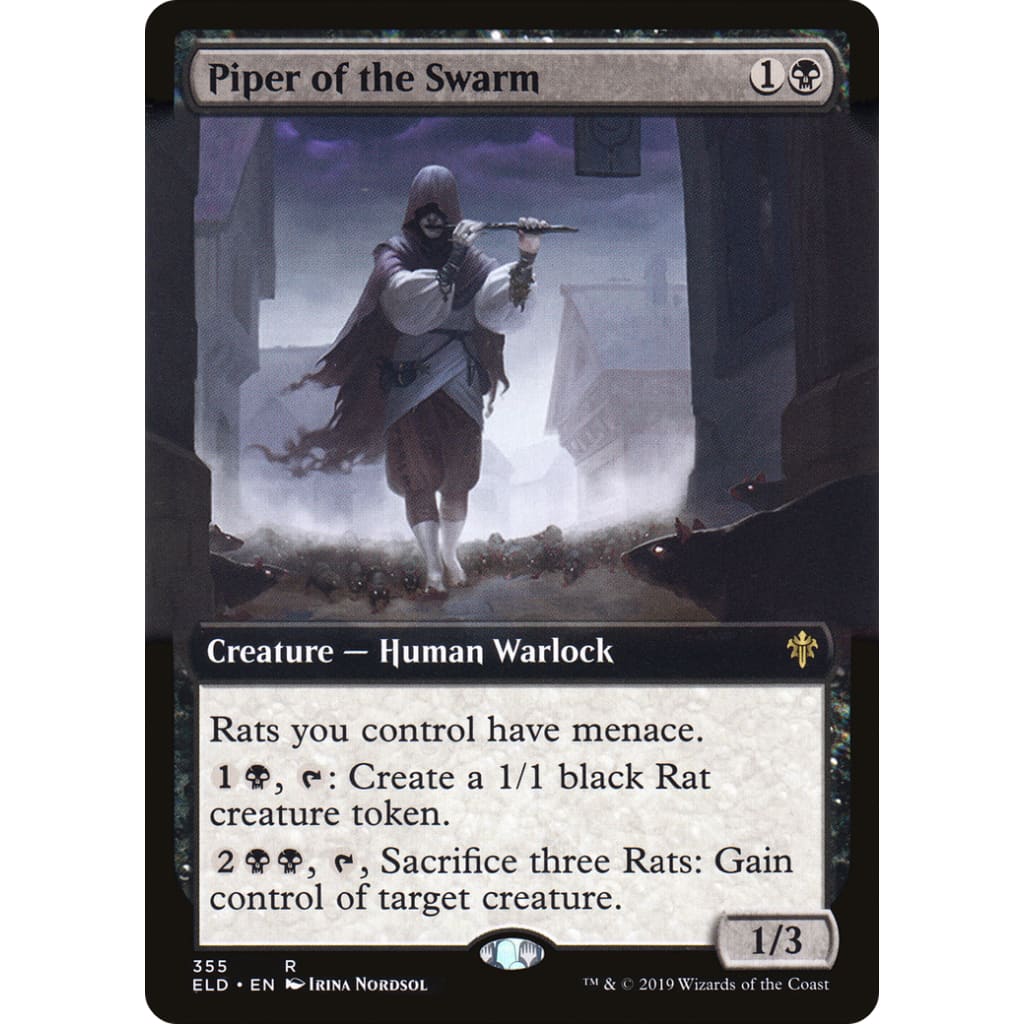 Piper of the Swarm (ELD-355): (Extended Art) Foil - Single