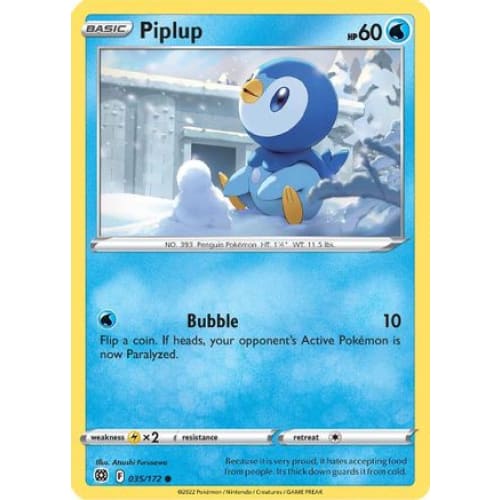 Piplup (035/172) Common - Single