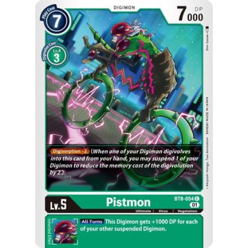 Pistmon - BT8-054 - Common - Single