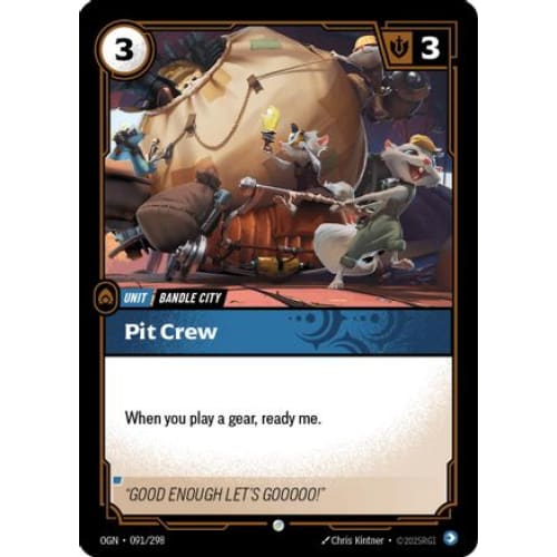 Pit Crew (091/298) - Origins - Single