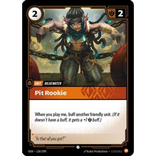 Pit Rookie (136/298) - Origins - Single
