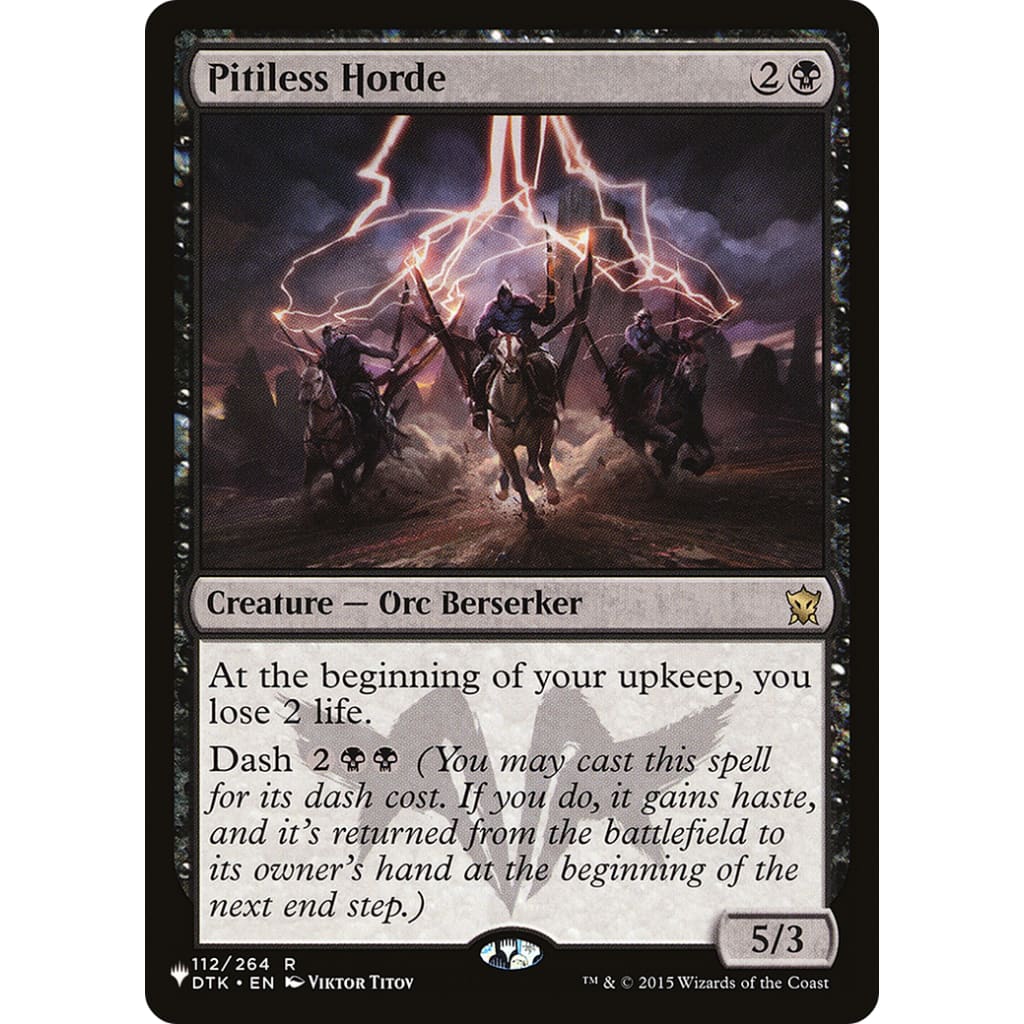 Pitiless Horde (PLST-DTK-112) - Single