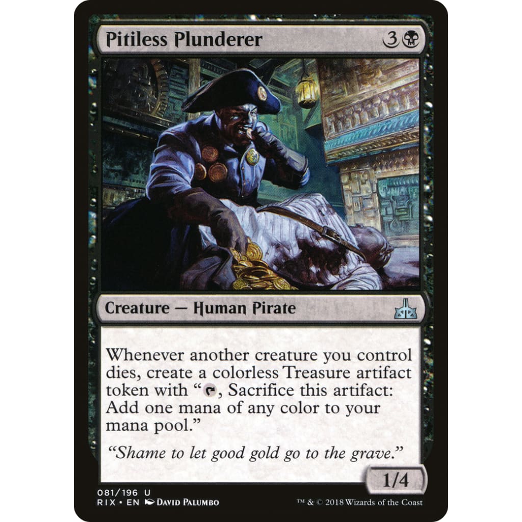 Pitiless Plunderer (RIX-081) Foil - Single