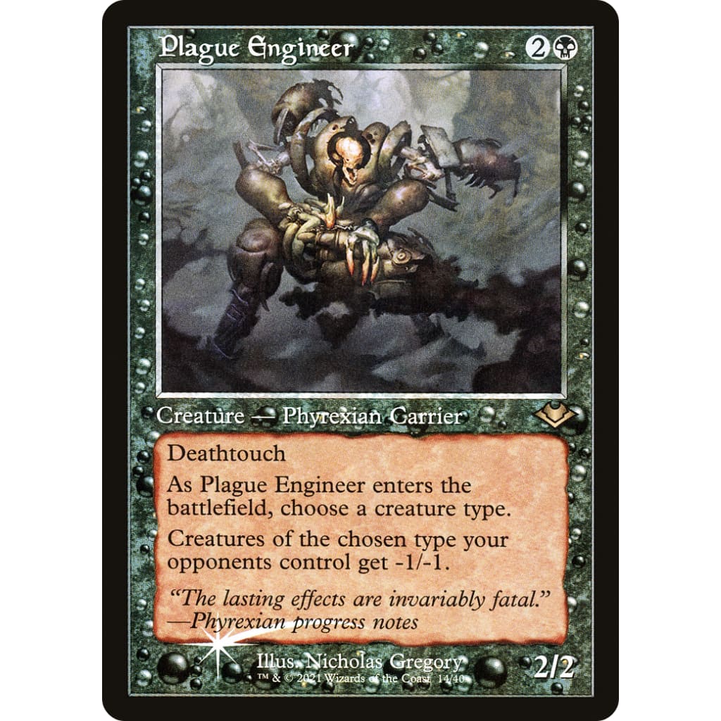 Plague Engineer (H1R-014) Etched Foil - Single