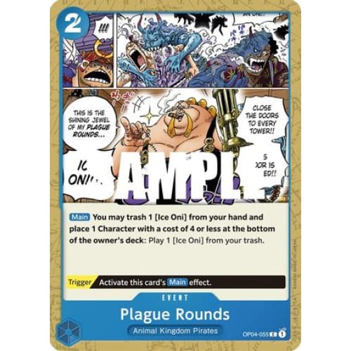 Plague Rounds OP04-055 C Kingdoms of Intrigue - Single