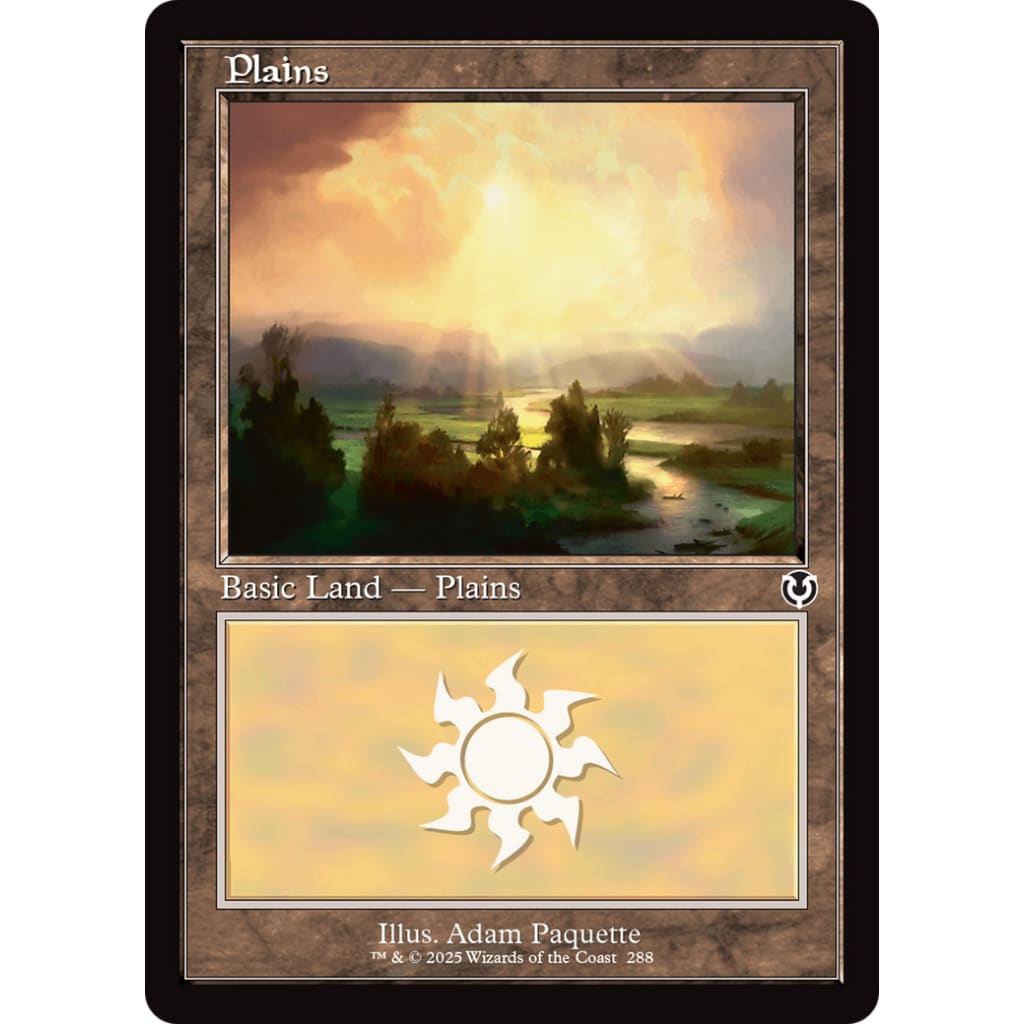 Plains (288) (Retro Frame) (INR-288) Foil - Single