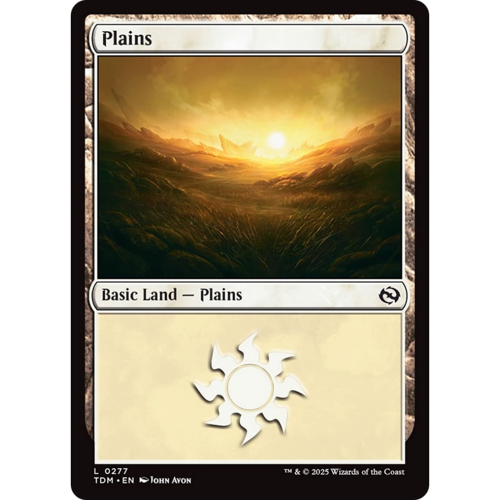 Plains (TDM-277) - Single