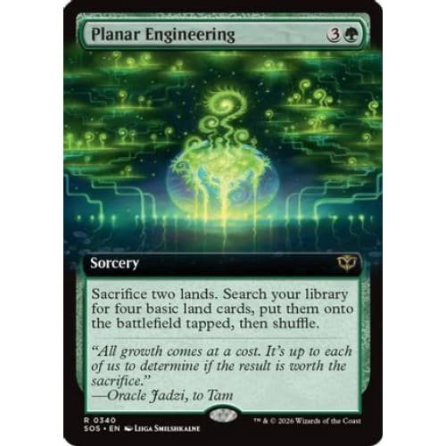 Planar Engineering (Extended Art) (SOS-340) Foil - Single