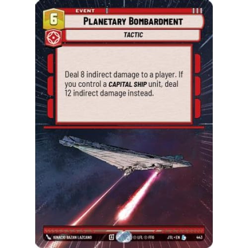 Planetary Bombardment (Hyperspace) (443) - Single