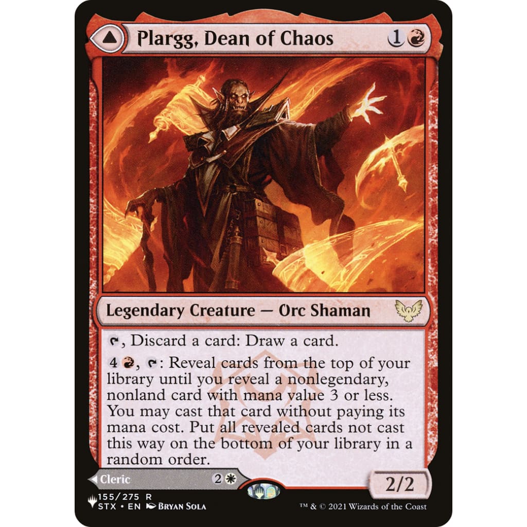 Plargg Dean of Chaos // Augusta Order (PLST-STX-155)