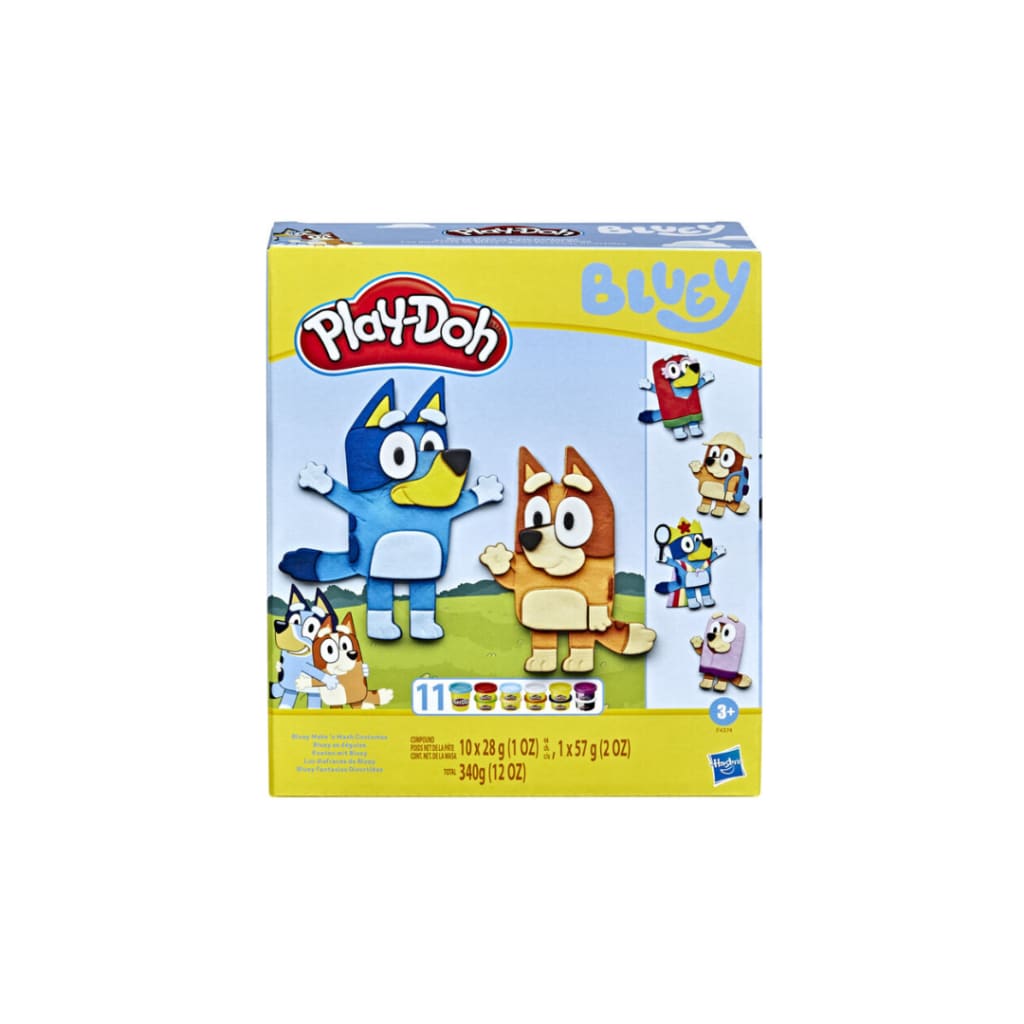 Play-Doh Bluey Make ’n Mash Costumes Playset