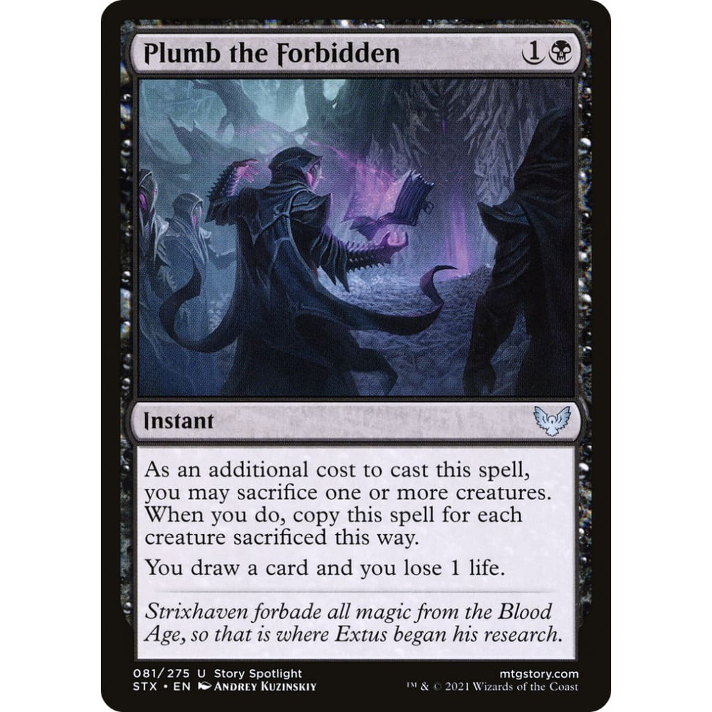 Plumb the Forbidden (STX-081) Foil - Single